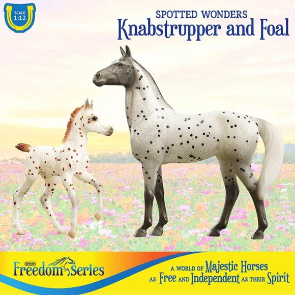 Breyer spotted wonders mare and foal set - Picture 5 of 5